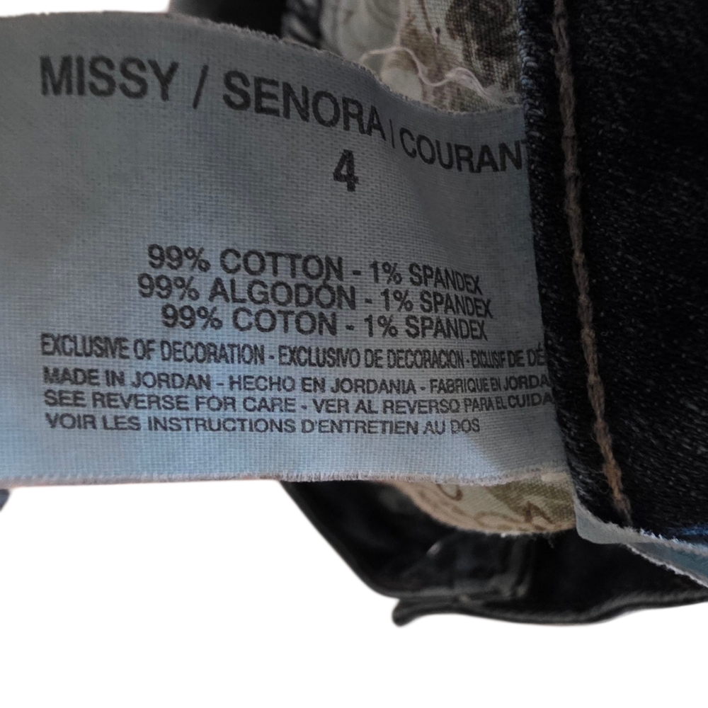 Nine West Vintage American Collection Bootcut Denim Blue Jeans Size 4 EUC - Picture 2 of 7